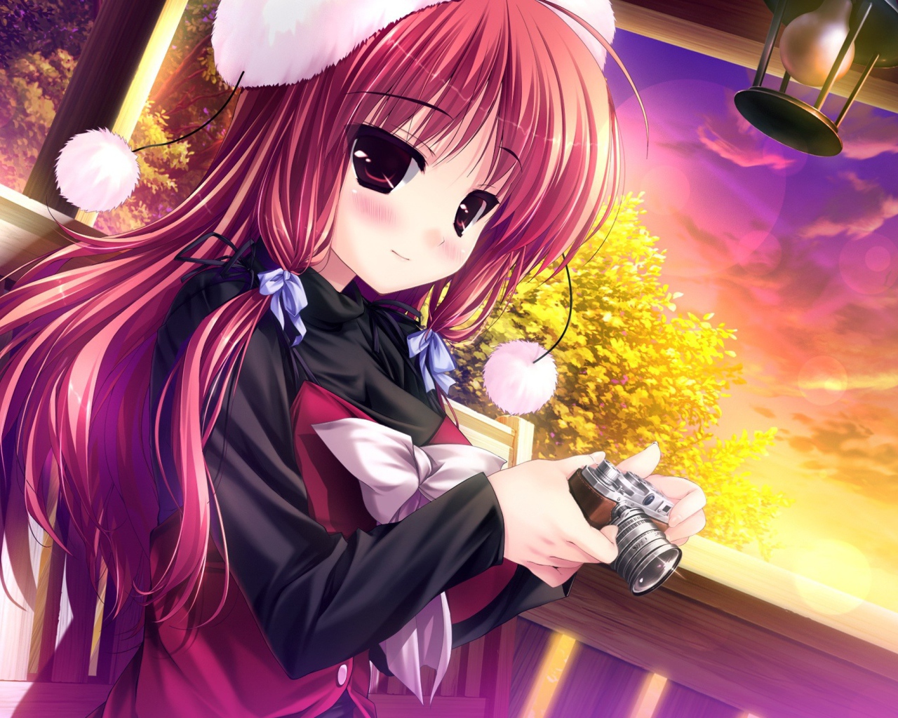 Девочка с фотоаппаратом