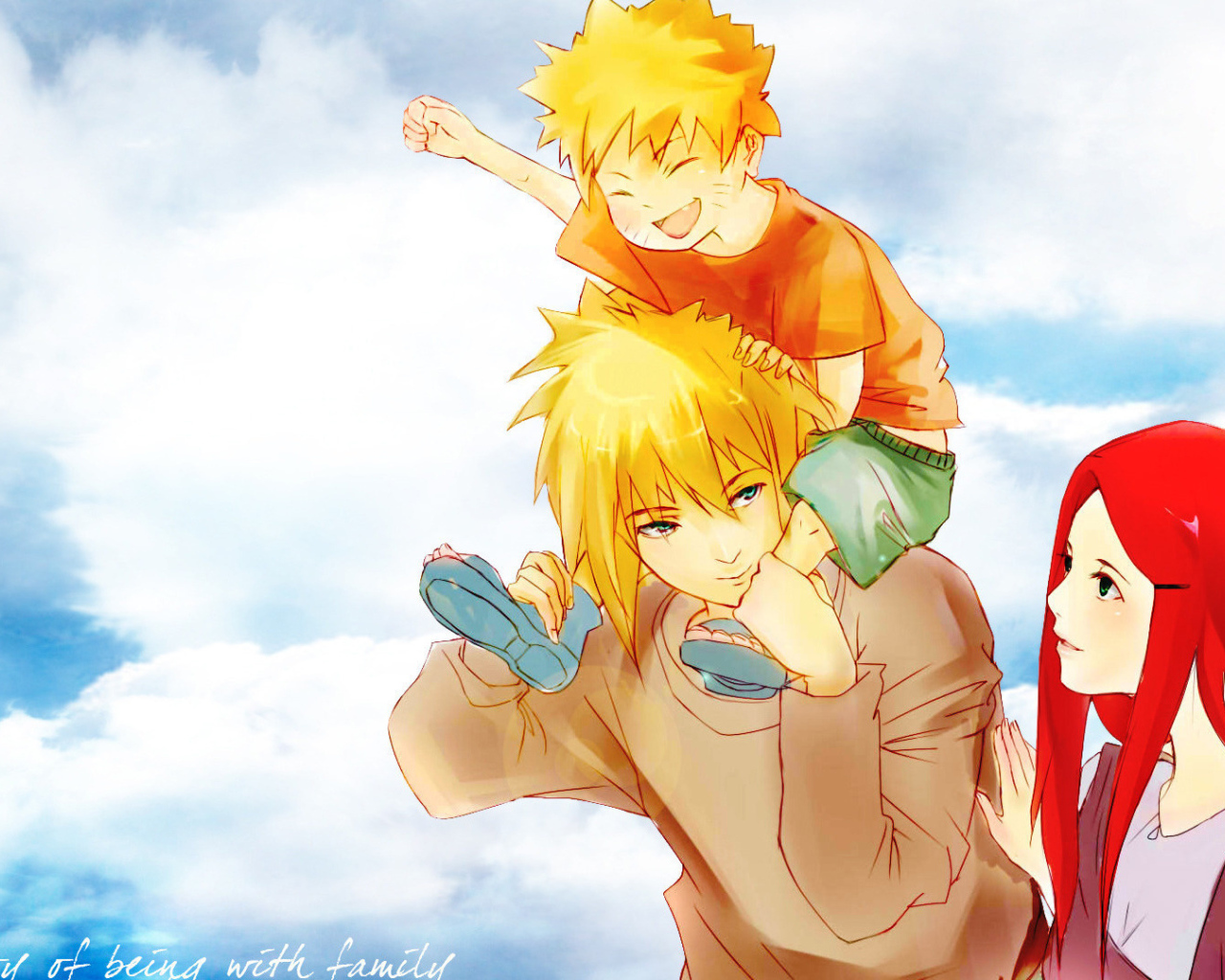 Ребенок на плечах отца