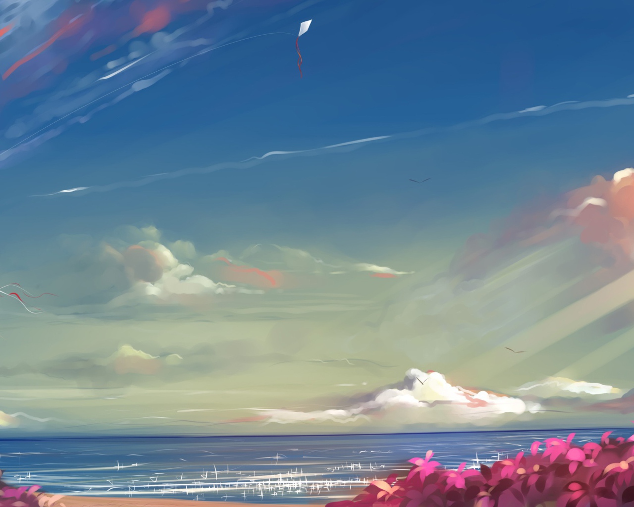 Девочка на берегу