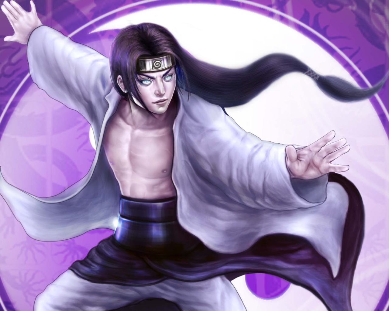 Парень в боевой стойке