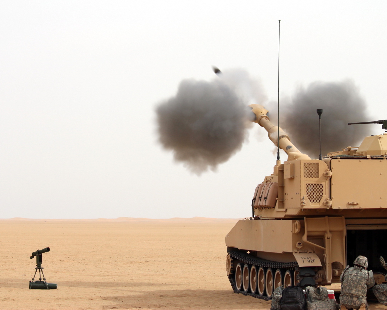 Выстрел из гаубицы