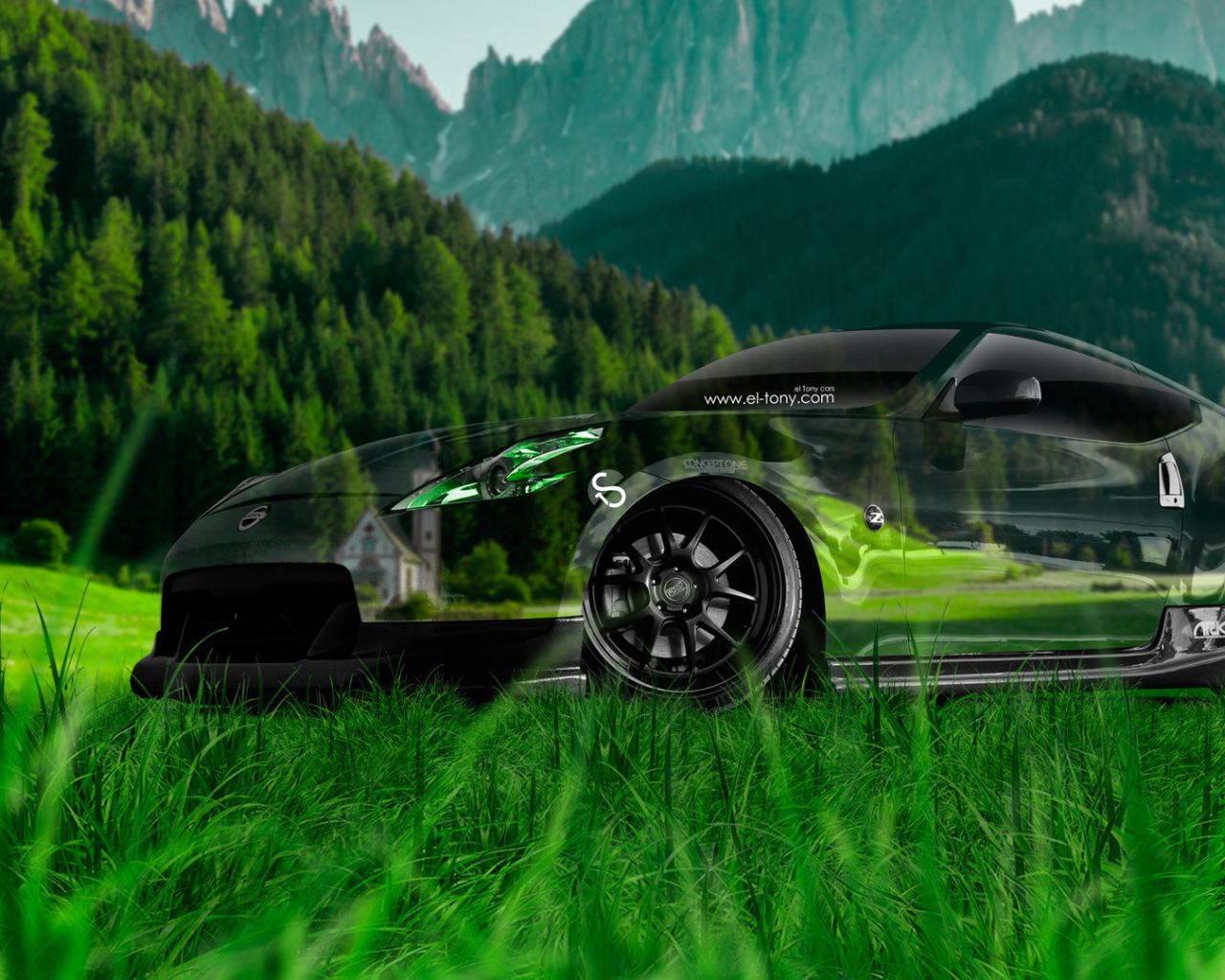 Nissan на природе