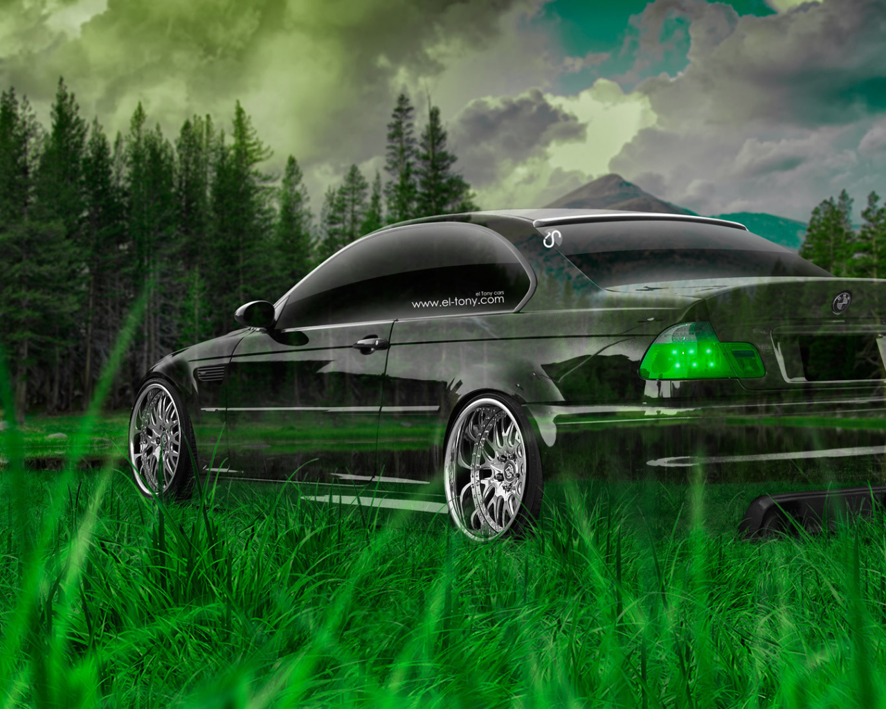 Прозрачный BMW