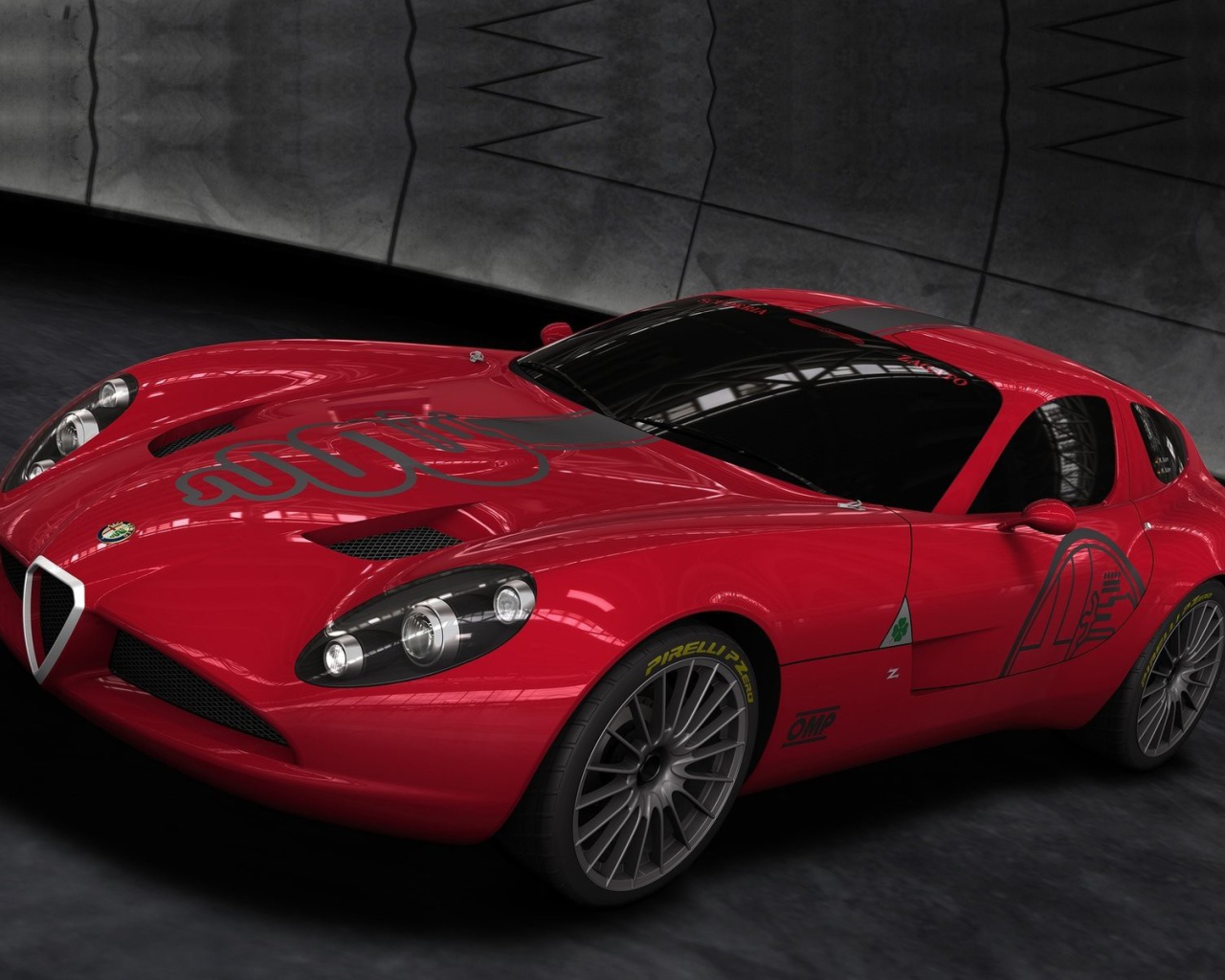 Красивый автомобиль Alfa Romeo 33