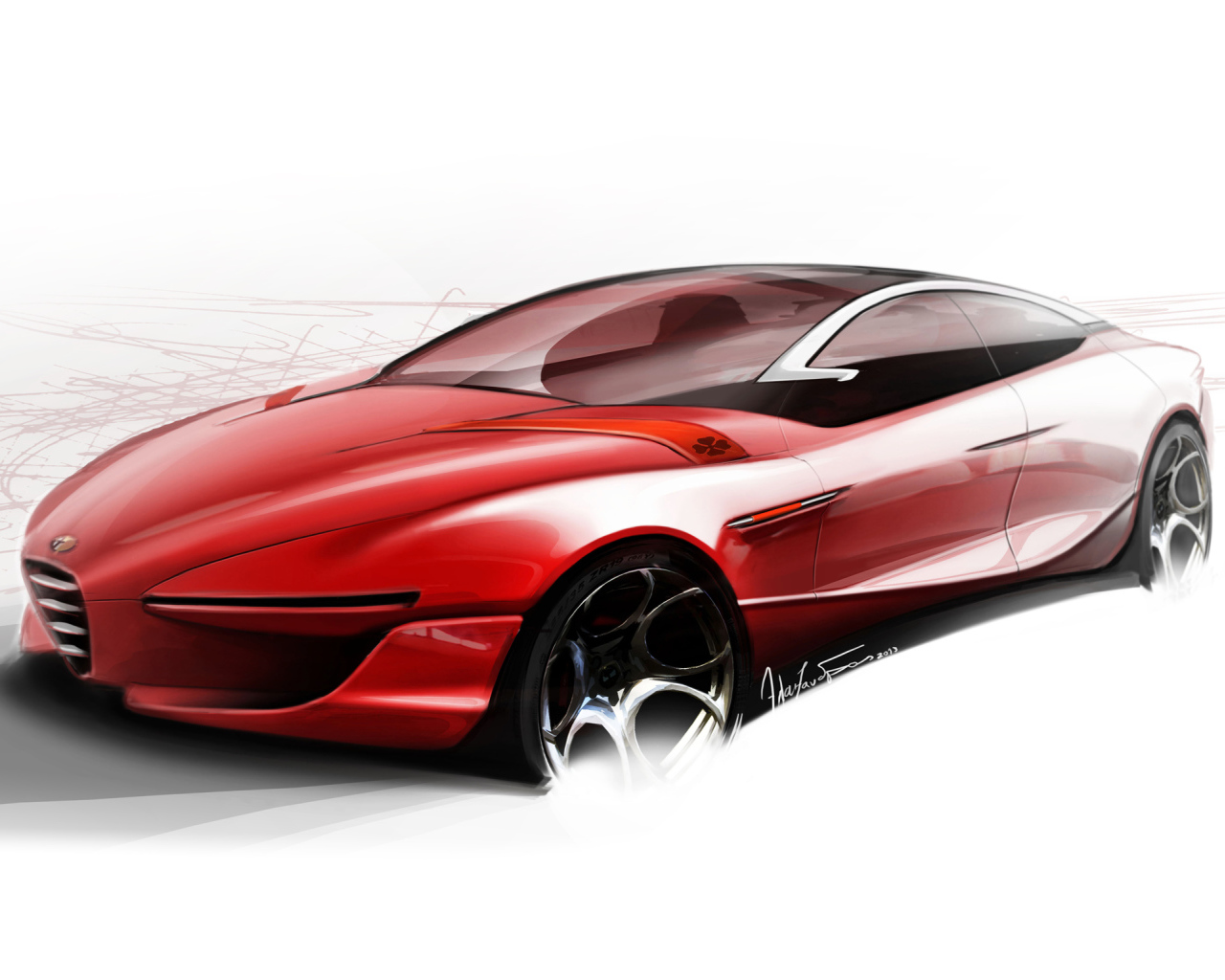 Новый автомобиль Alfa Romeo gloria