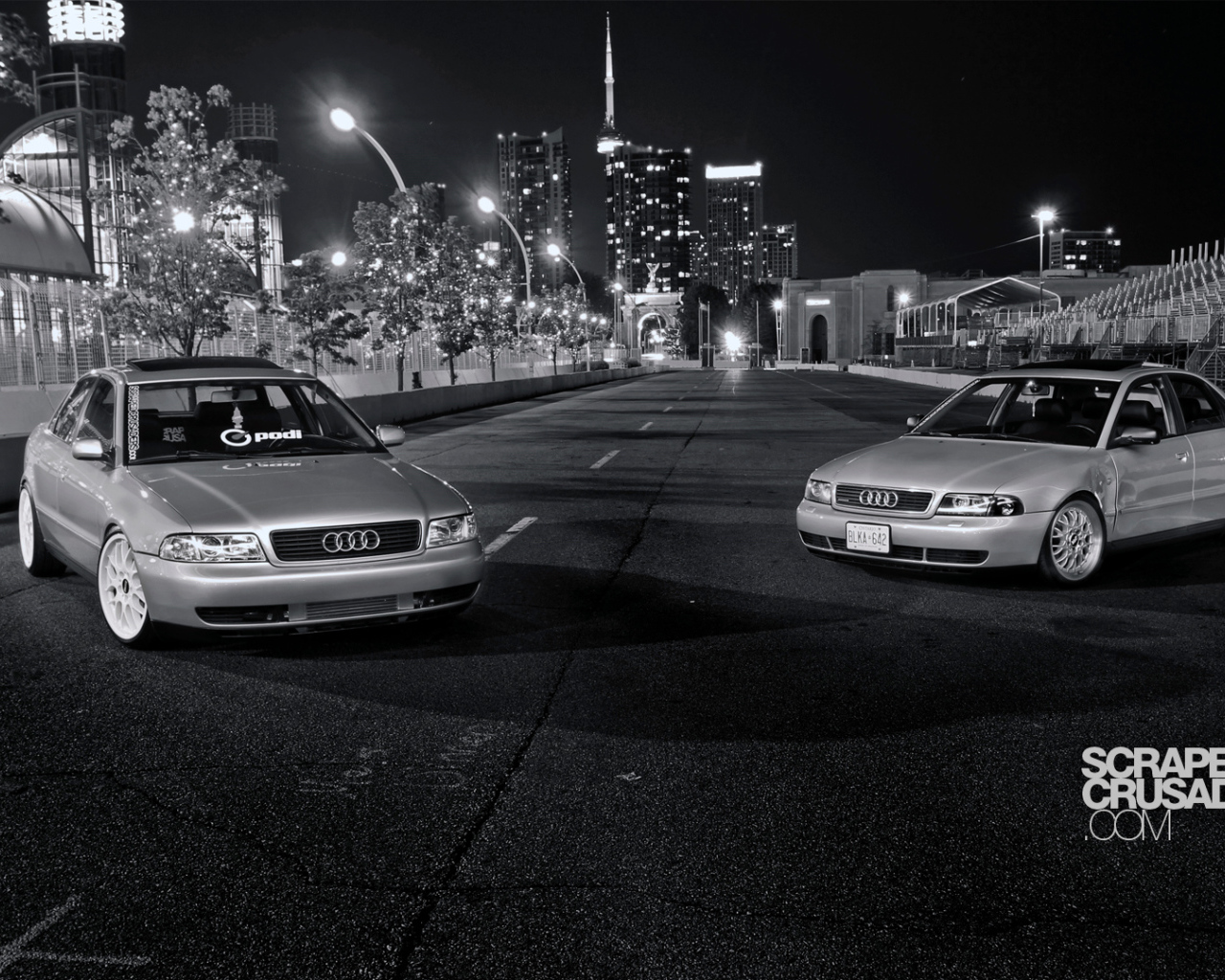 Красивый автомобиль Audi b5 в Москве