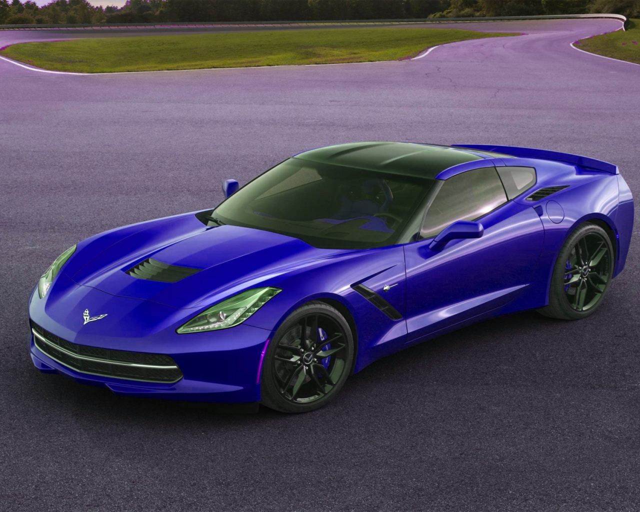 Новая машина Chevrolet Corvette 2014 года