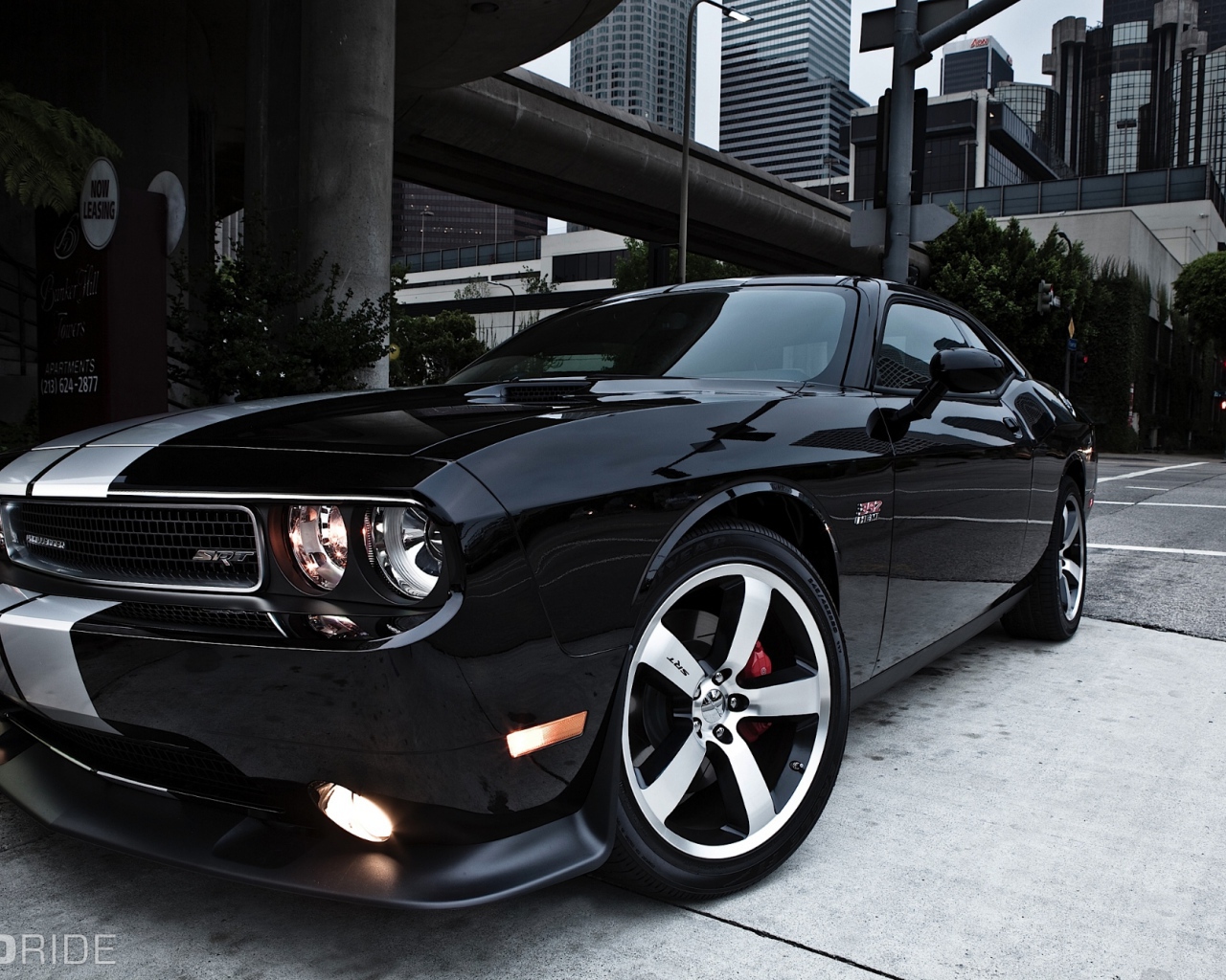 Dodge Challenger в городе