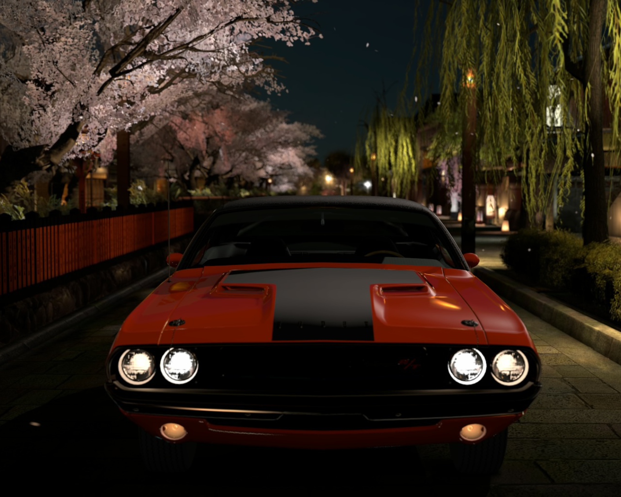 Красный Додж Гран