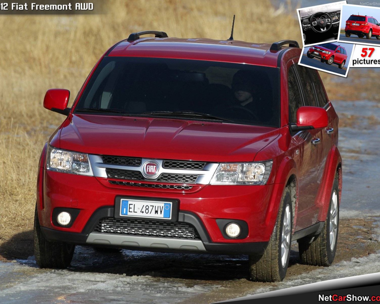 Красивый автомобиль Fiat Freemont в Москве