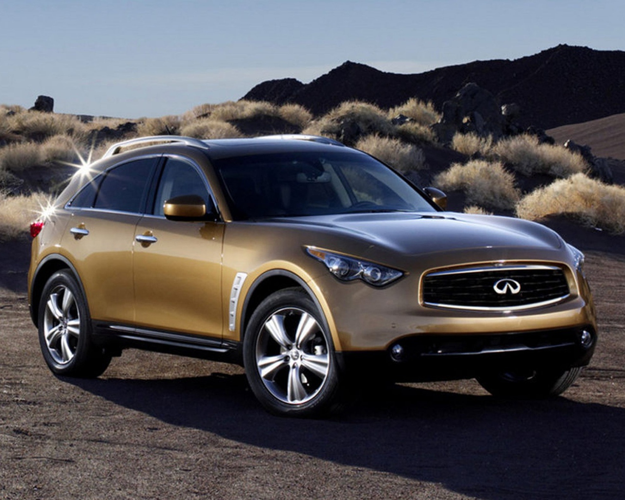 Infiniti FX35 на природе