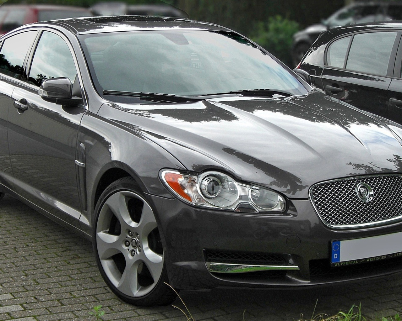 Черный Jaguar XF