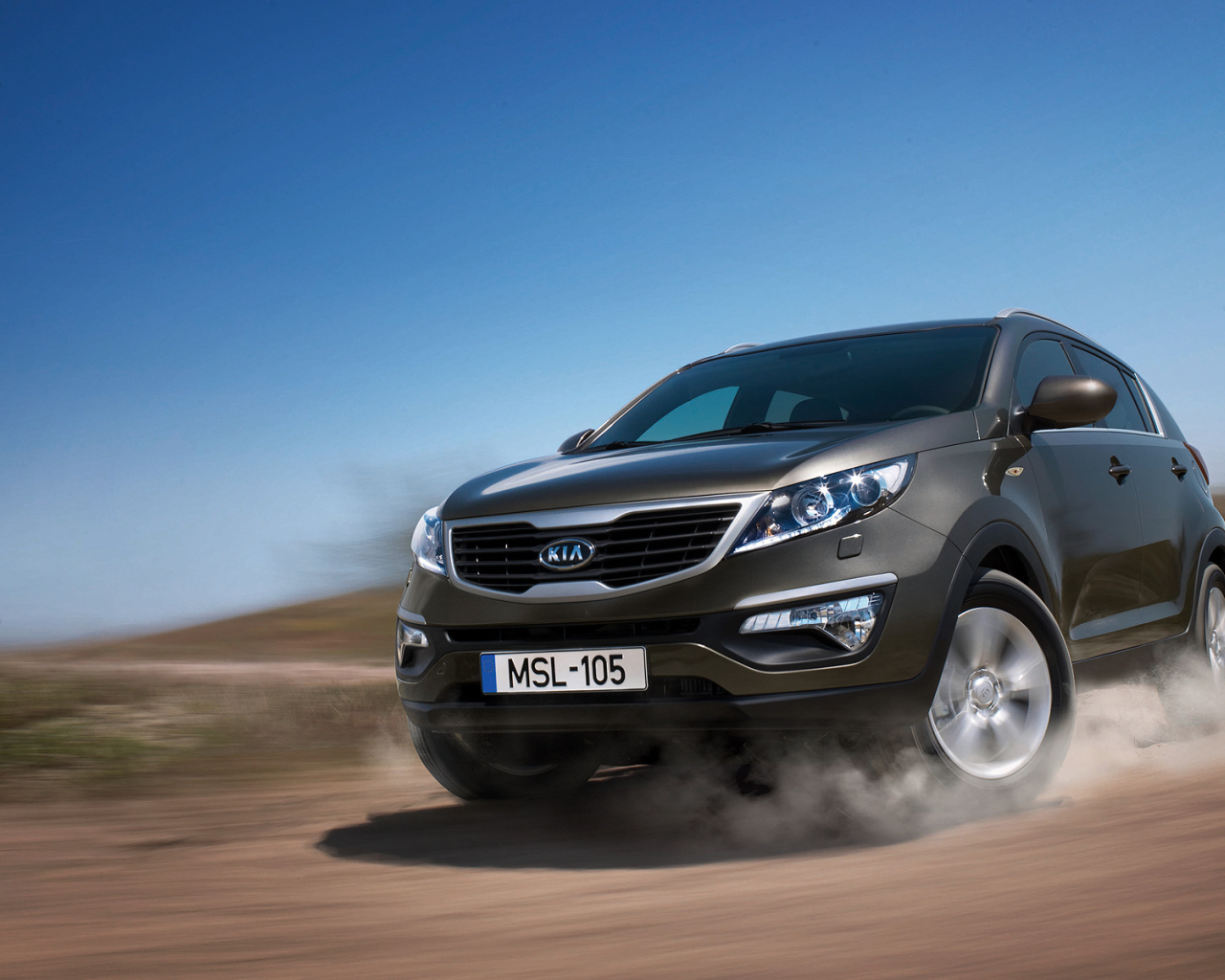 Красивый автомобиль Kia Sportage в Москве