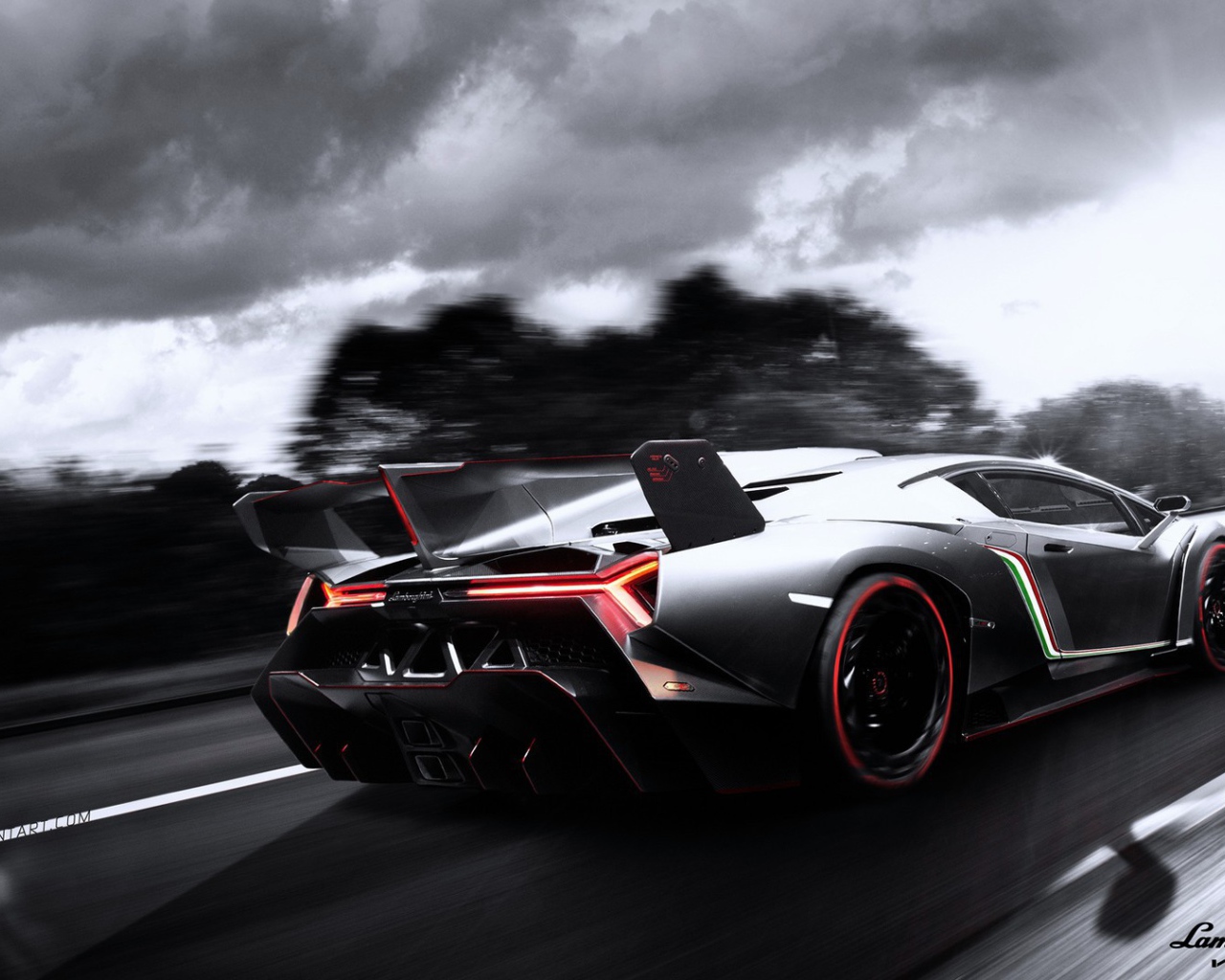 Тест драйв автомобиля Lamborghini Veneno