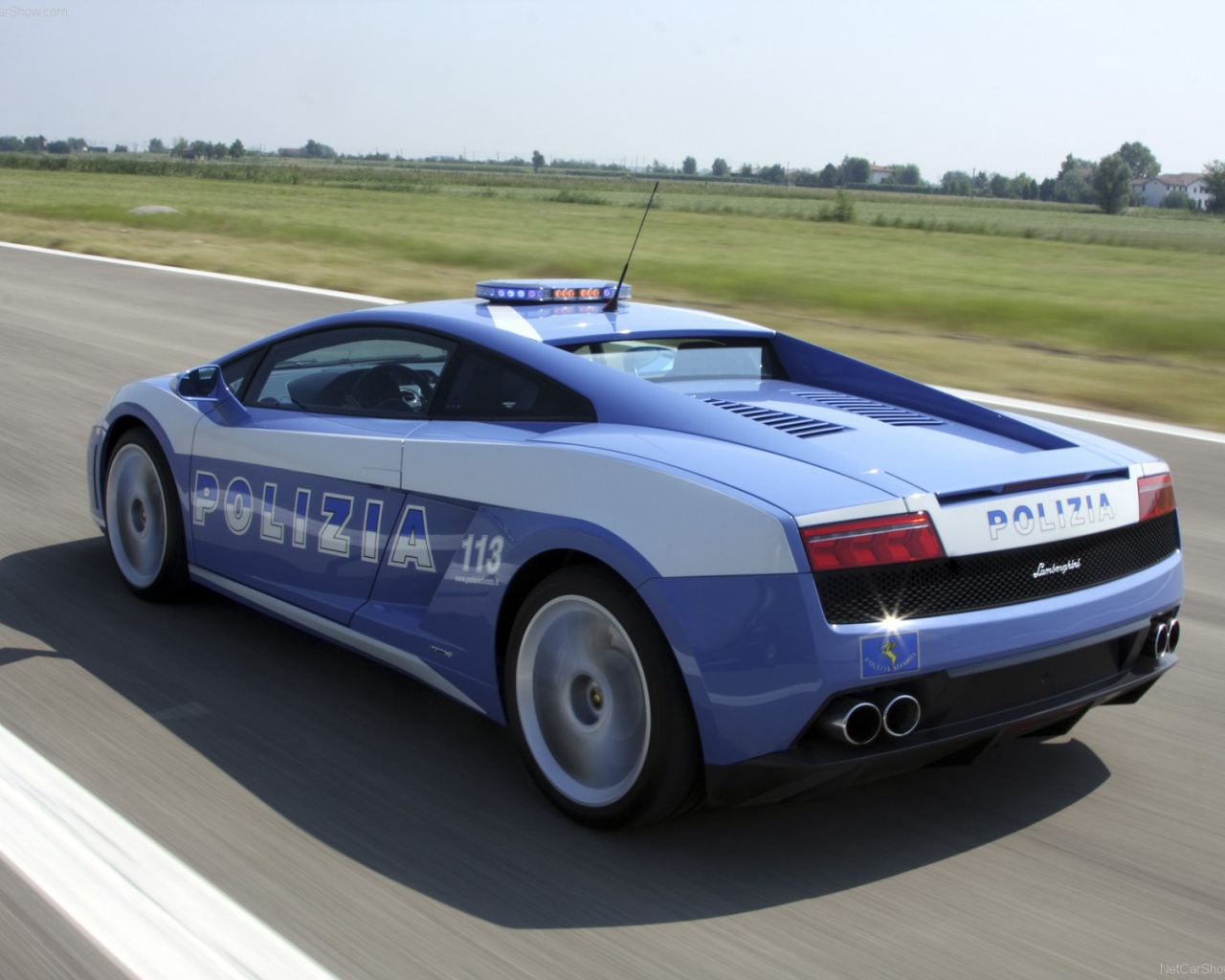 Синий Ламборджини