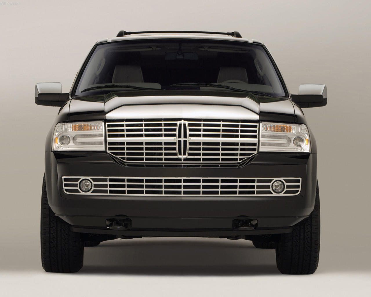Lincoln Navigator car on the road 