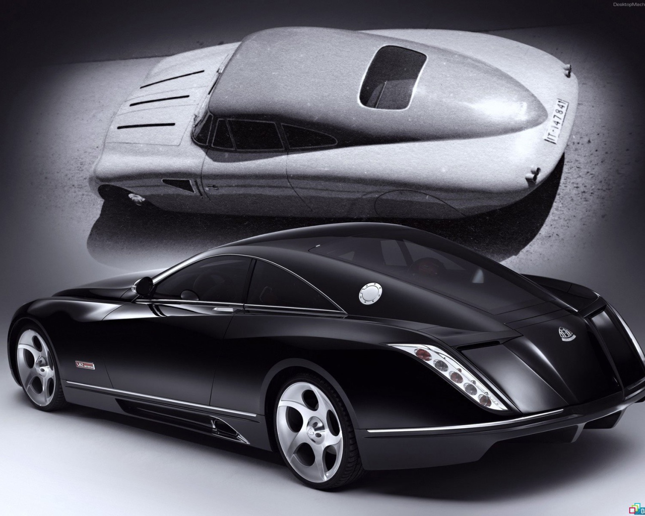 Красивый автомобиль Maybach  Exelero