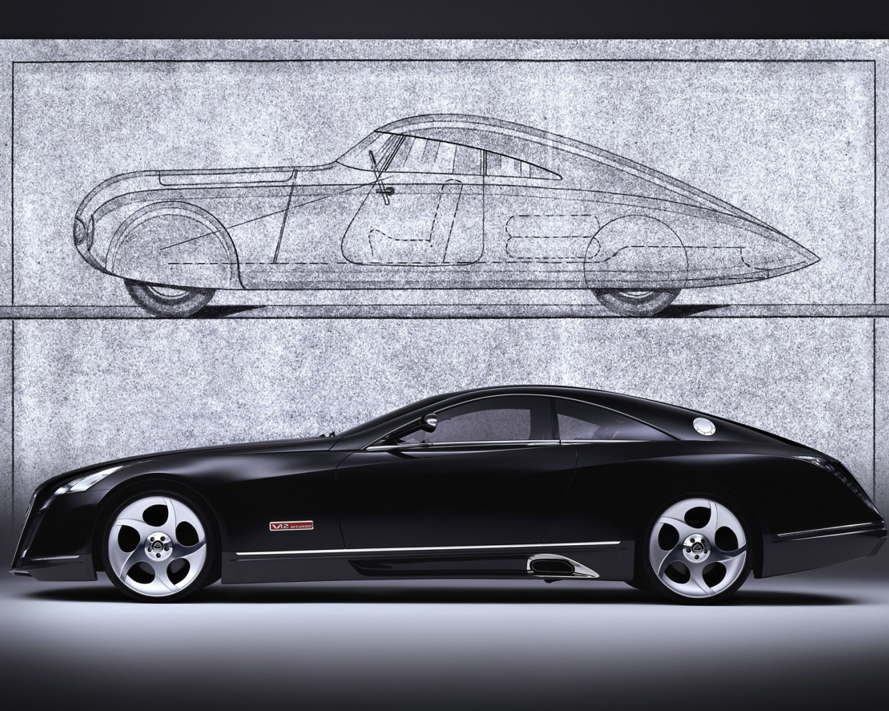  Автомобиль марки Maybach модели Exelero