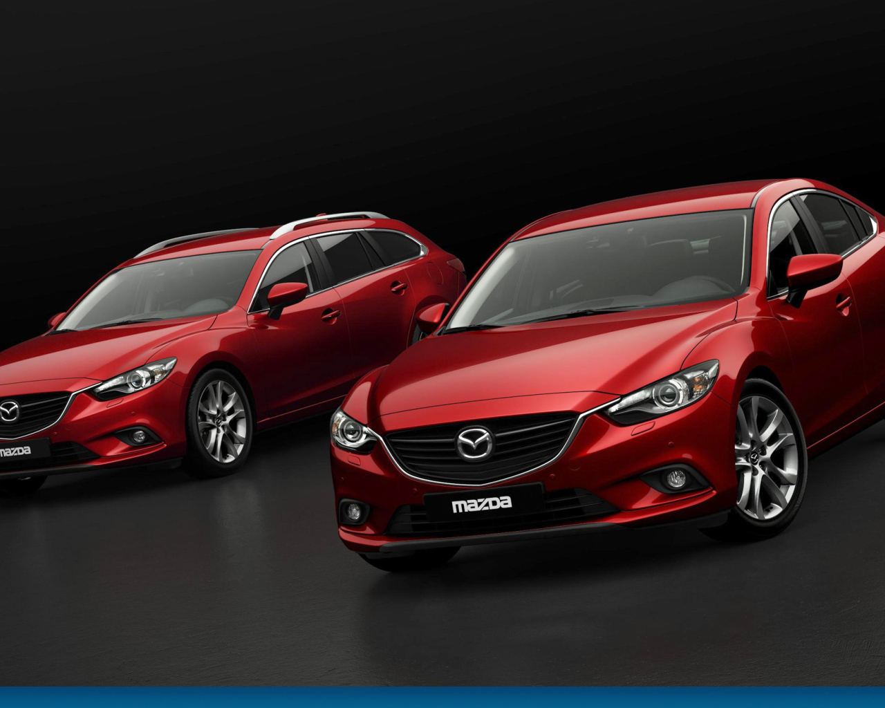 Красивый автомобиль Mazda 6