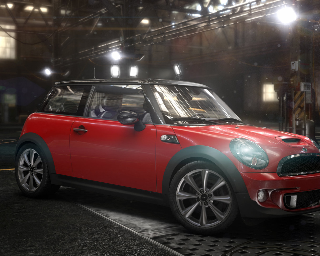 Красивый автомобиль Мини Купер S 2014