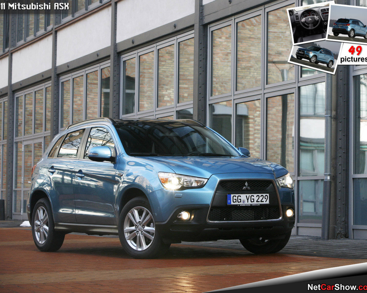 Красивый автомобиль Mitsubishi ASX в Москве