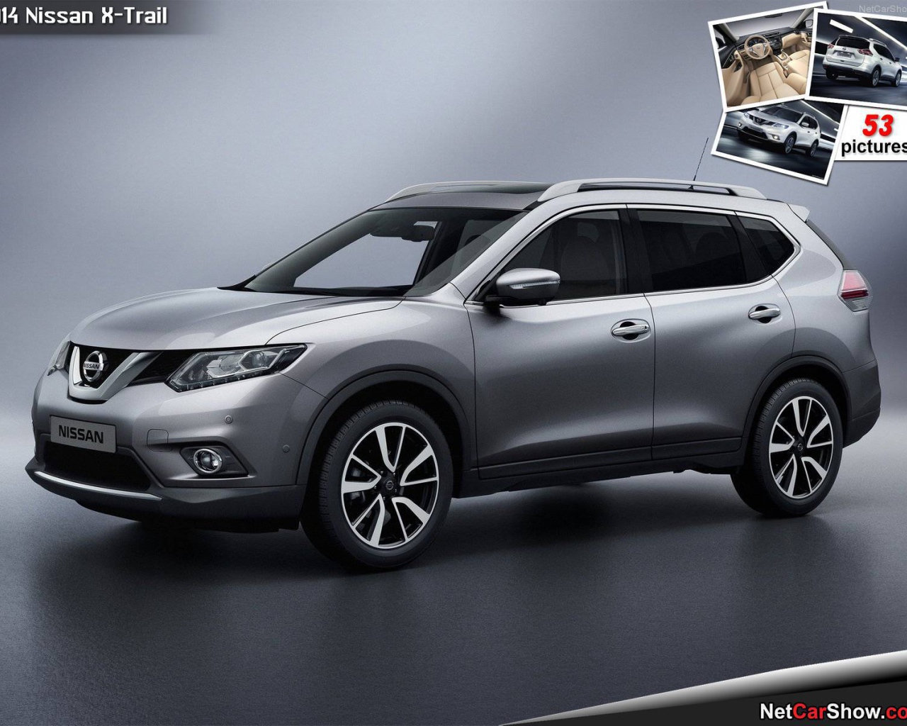 Красивый автомобиль Nissan X-Trail в Москве