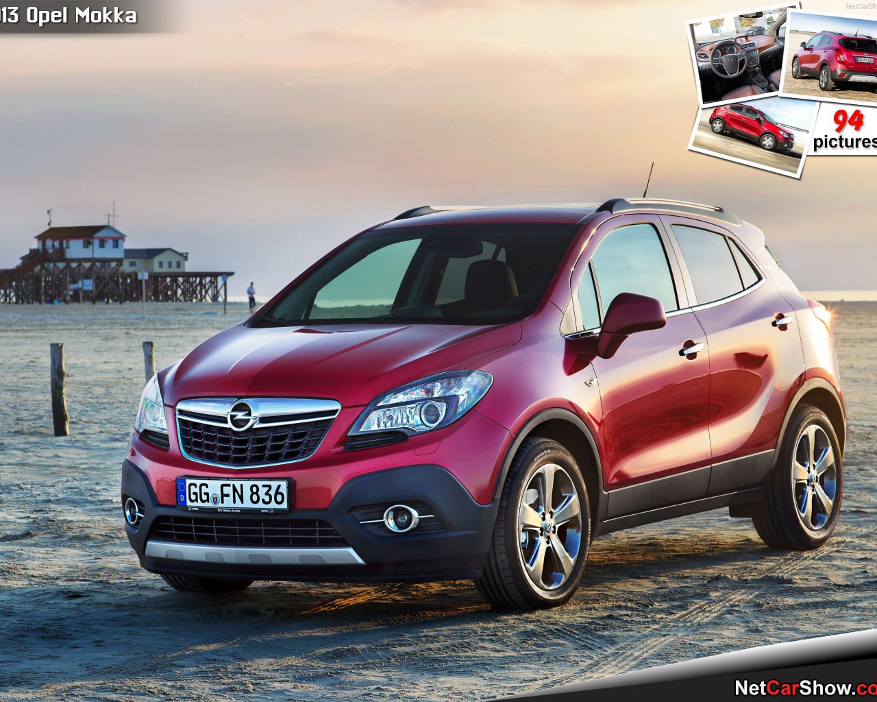 Красивый автомобиль Opel Mokka