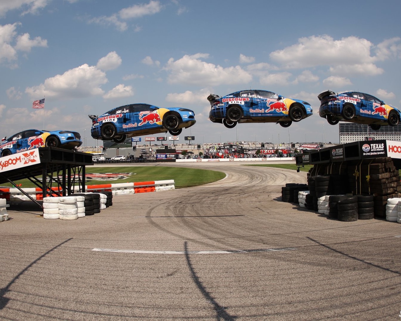 Прыжок на автомобиле