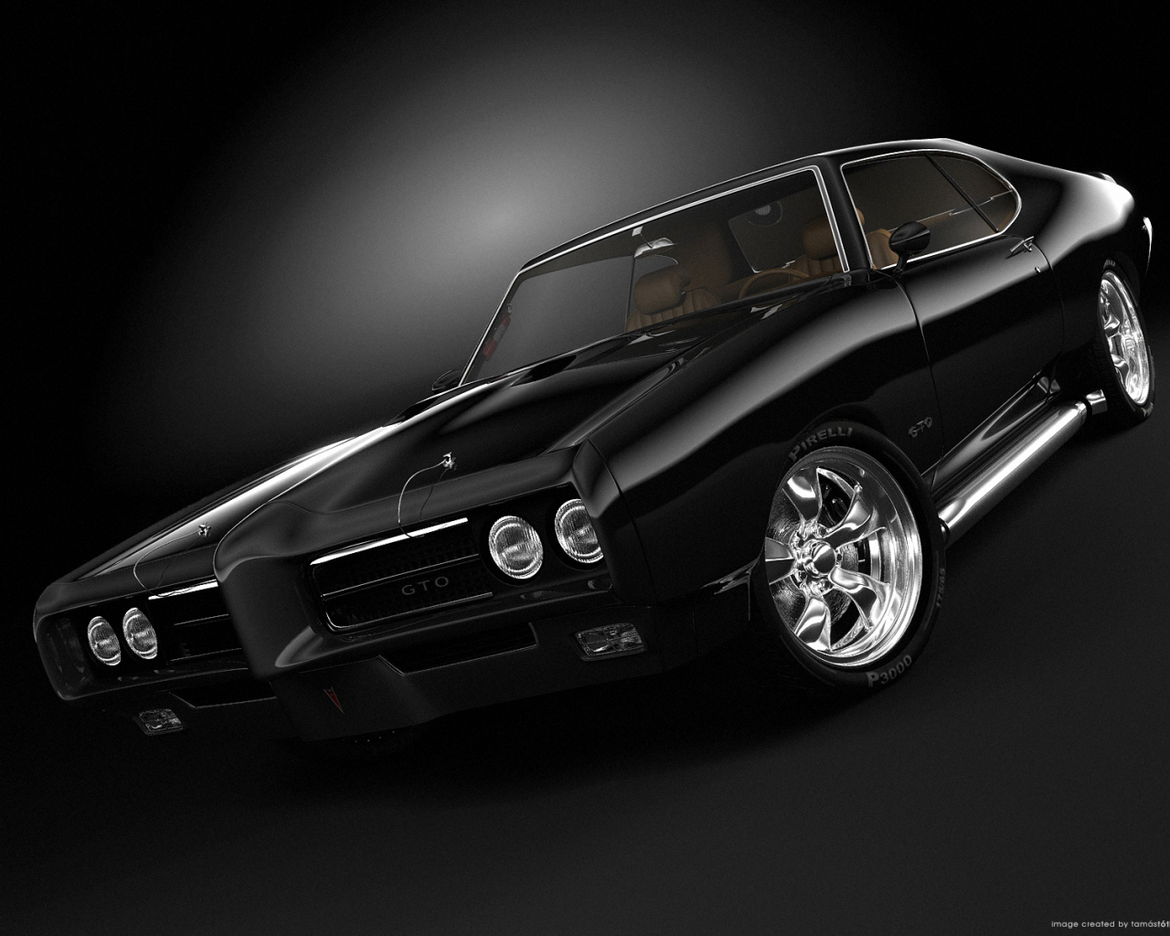 Красивый автомобиль Pontiac GTO в Москве