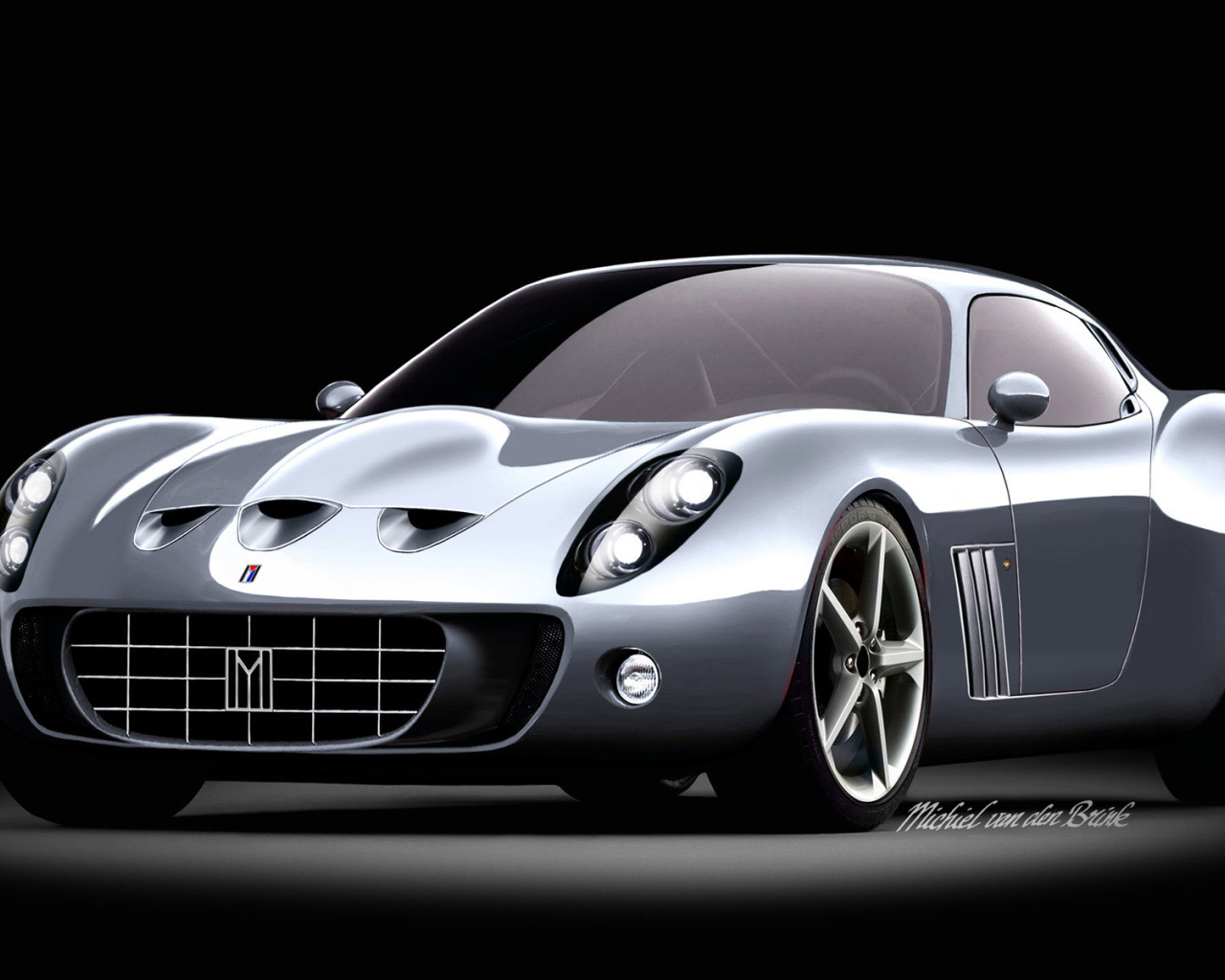 Красивый автомобиль Pontiac Solstice в Москве