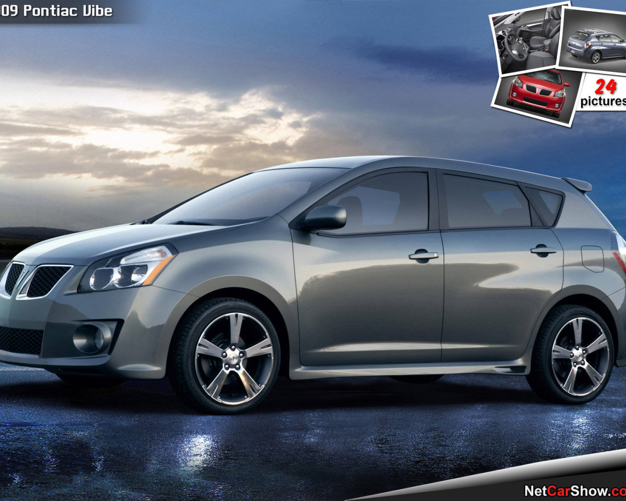 Красивый автомобиль Pontiac Vibe