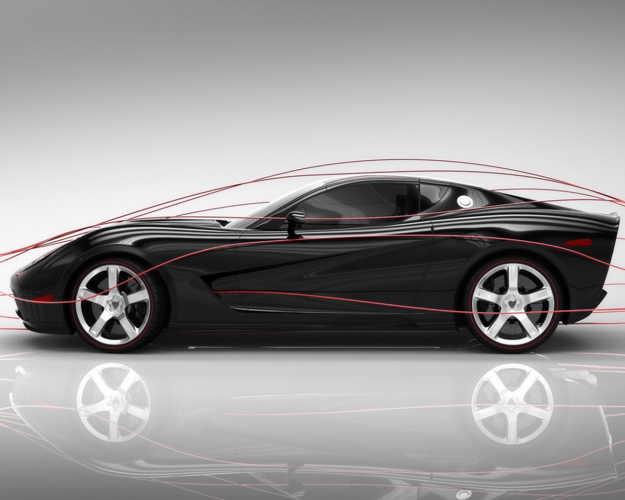 Супер кар Corvette mallett