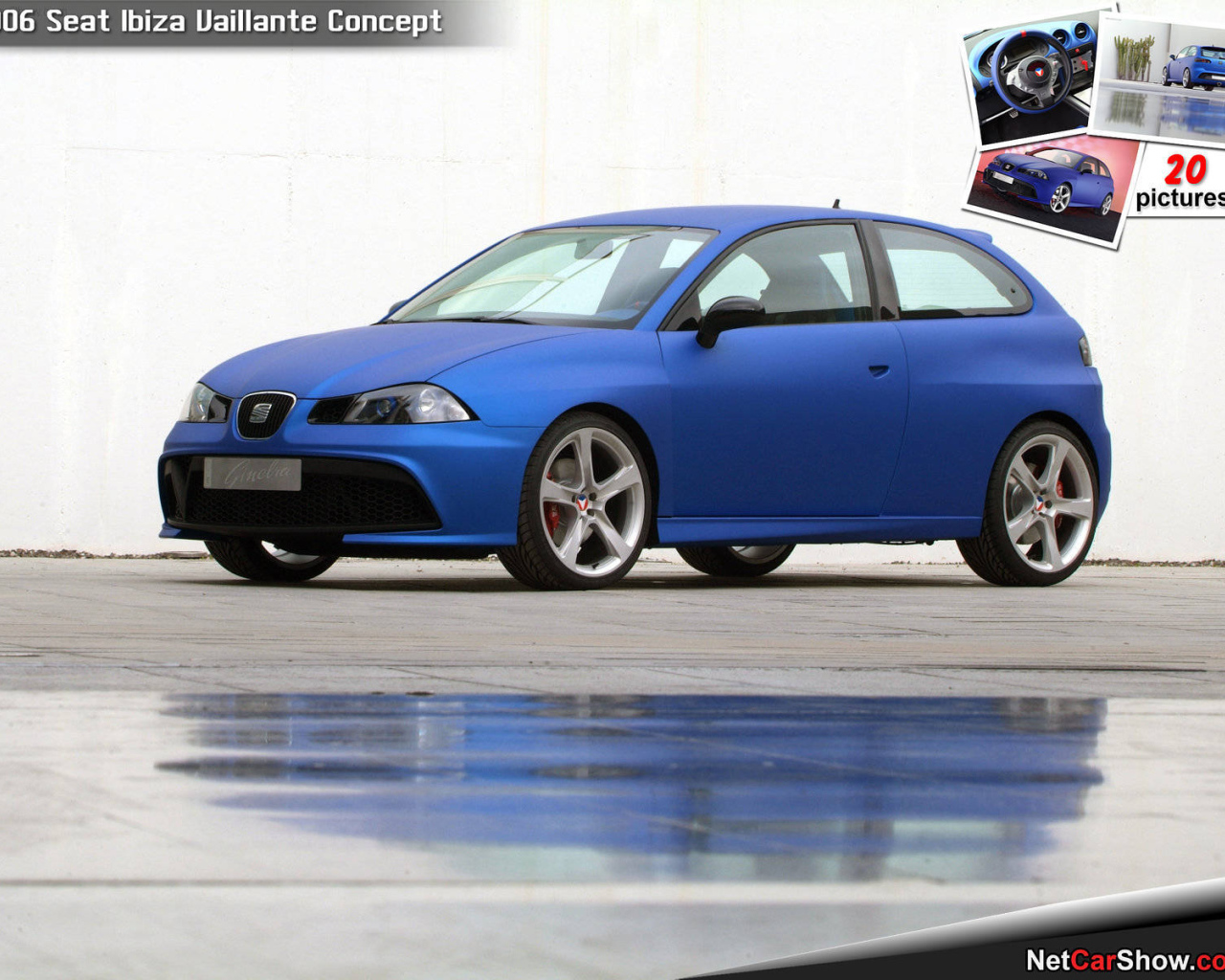 Красивый автомобиль Seat Ibiza в Москве