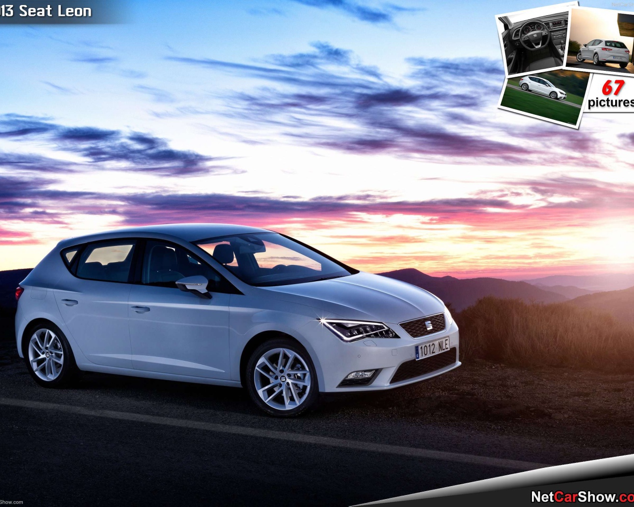 Красивый автомобиль Seat leon в Москве