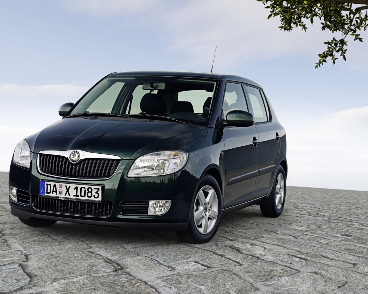 Автомобиль марки Skoda модели Fabia