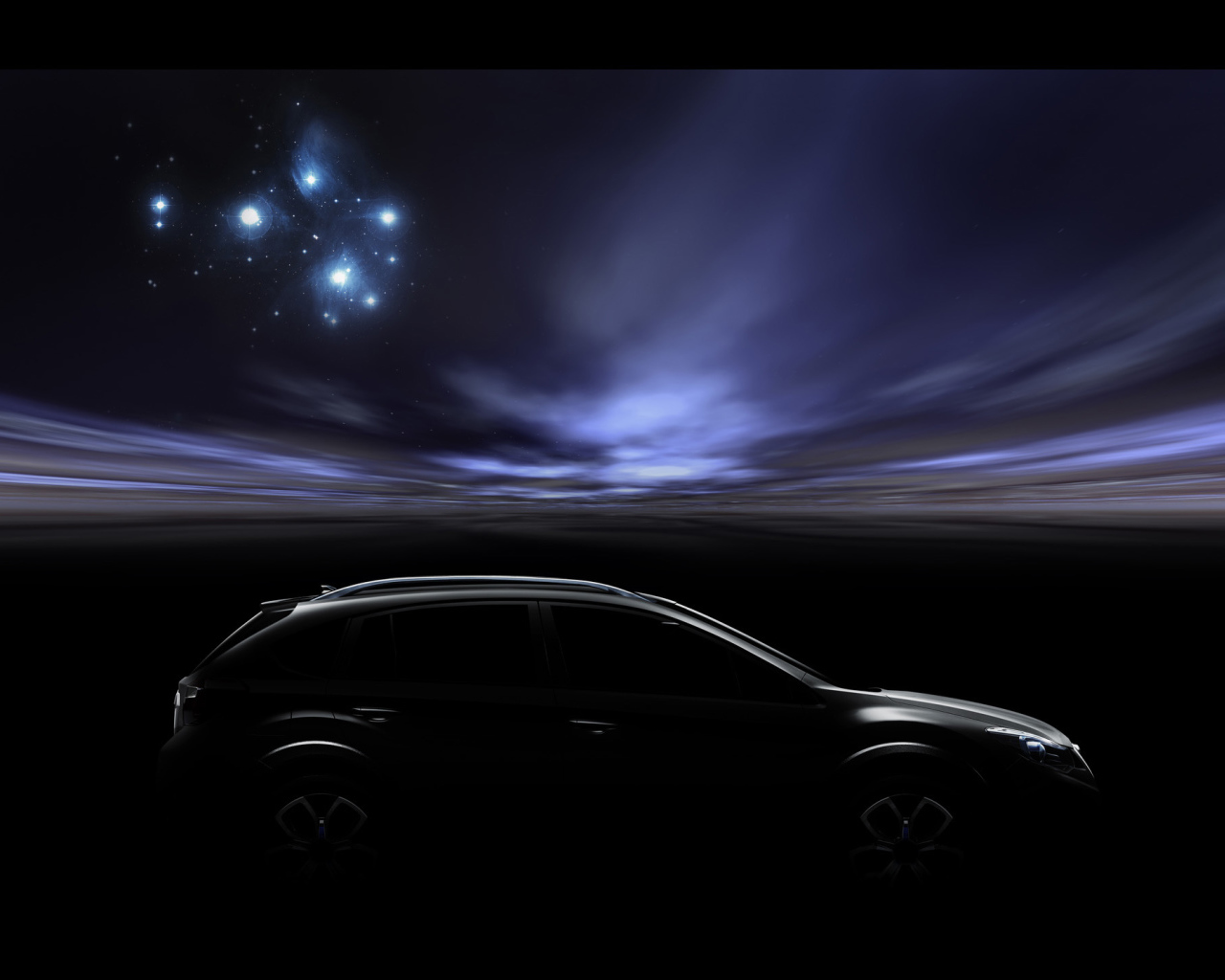 Красивый автомобиль Subaru XV