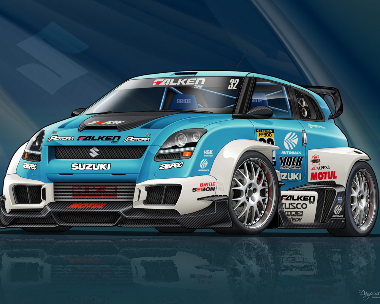  Красивый автомобиль Suzuki Swift