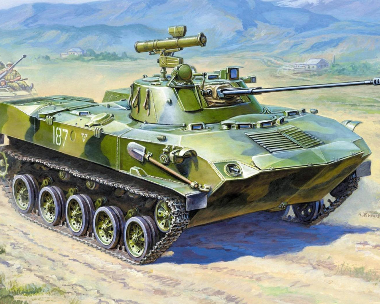 Русский плавающий танк