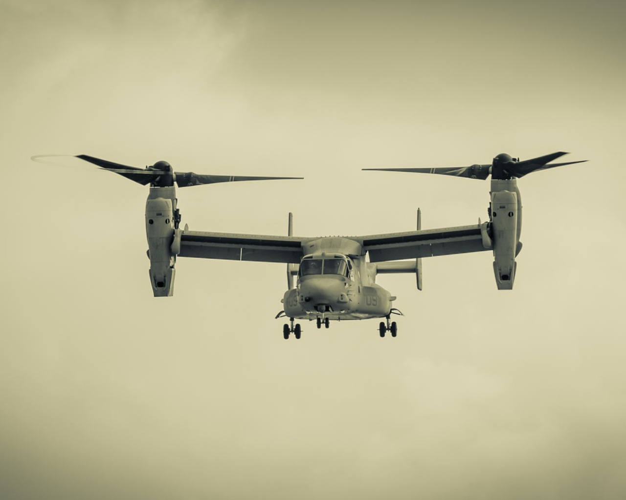 Вертолет с двумя винтами