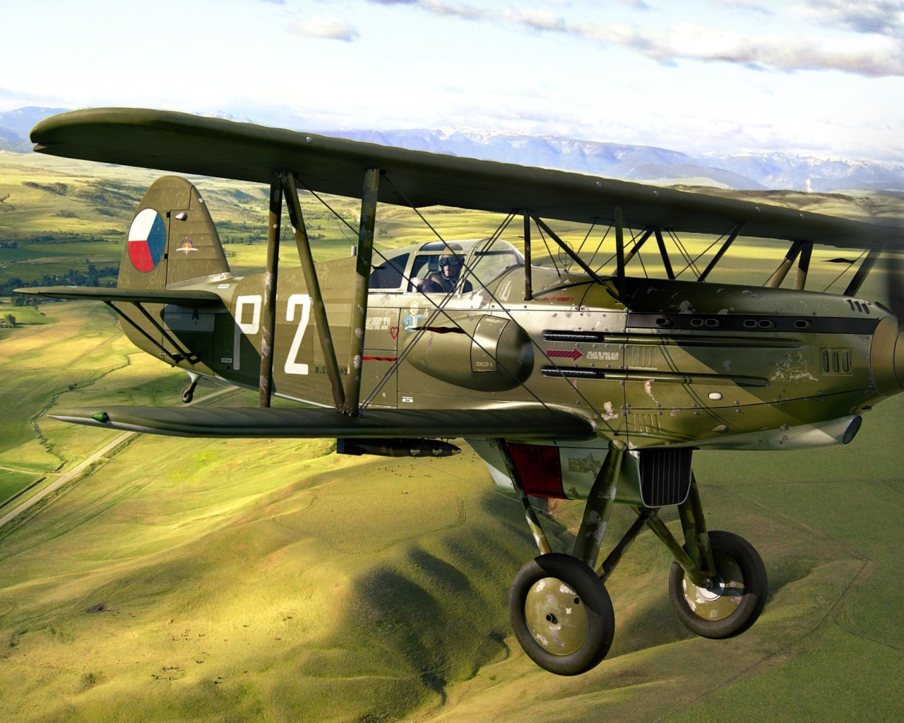 Чешский самолет