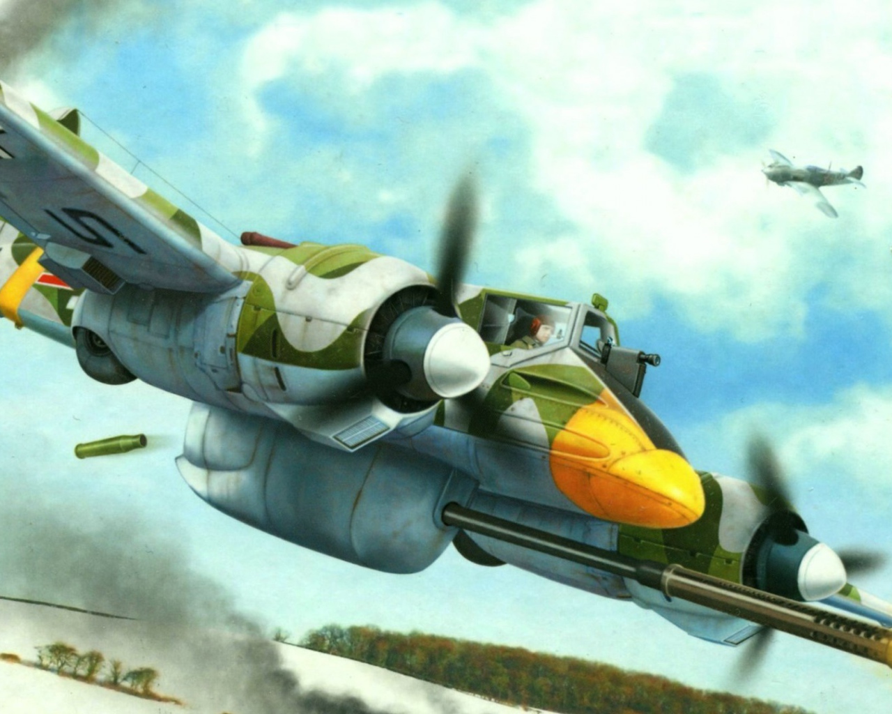 Атака истребителей