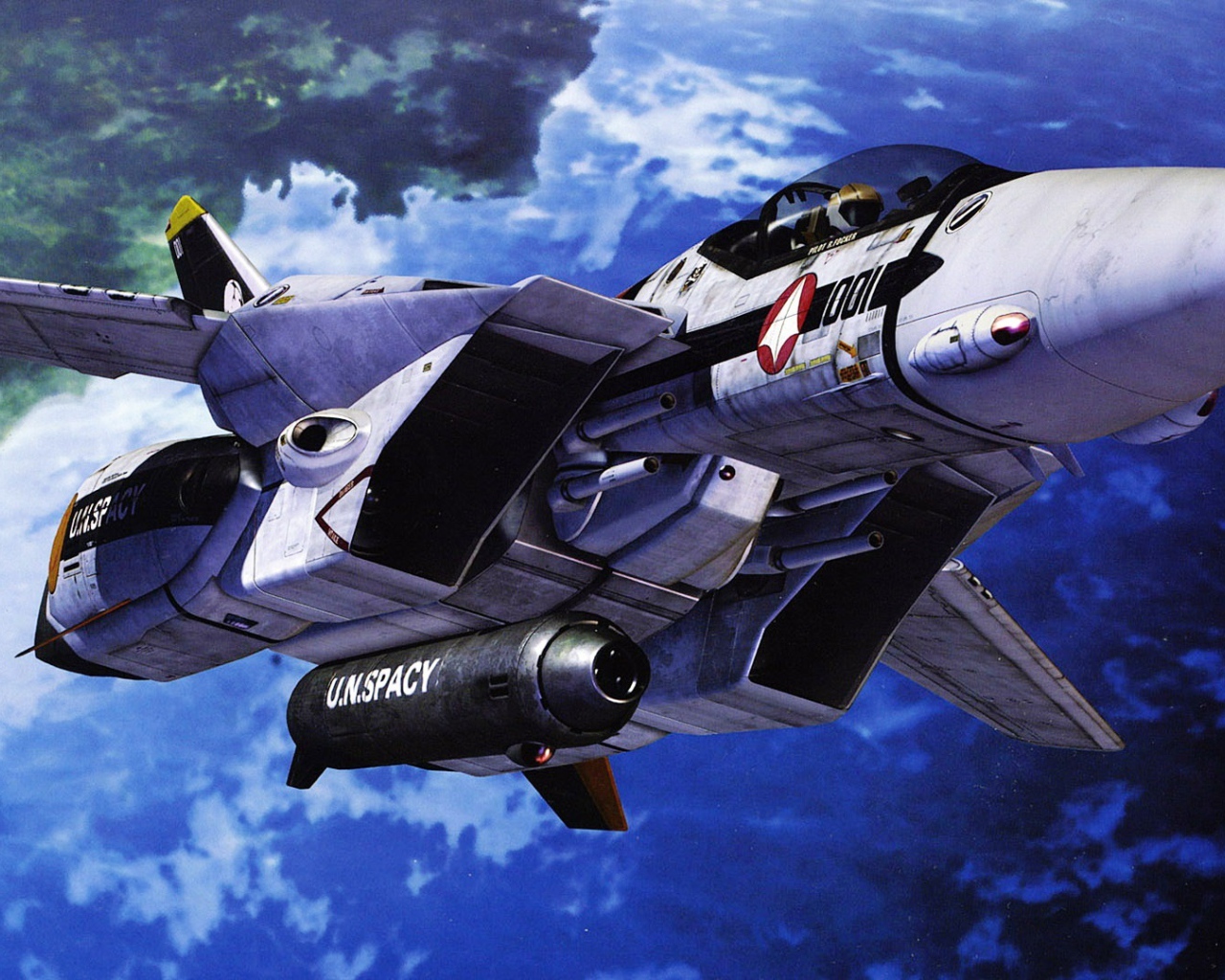 Истребитель в полете