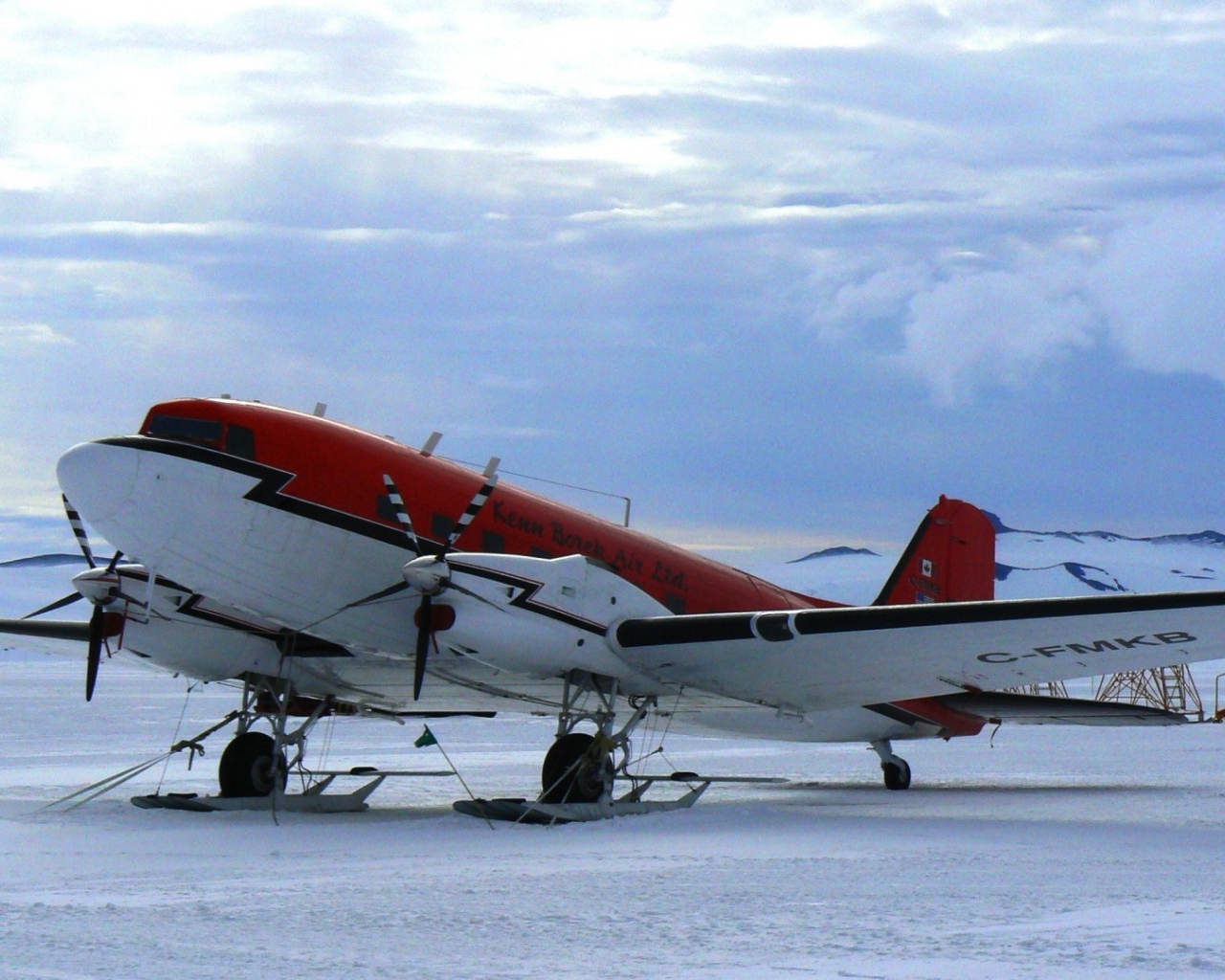 Самолет за полярным кругом