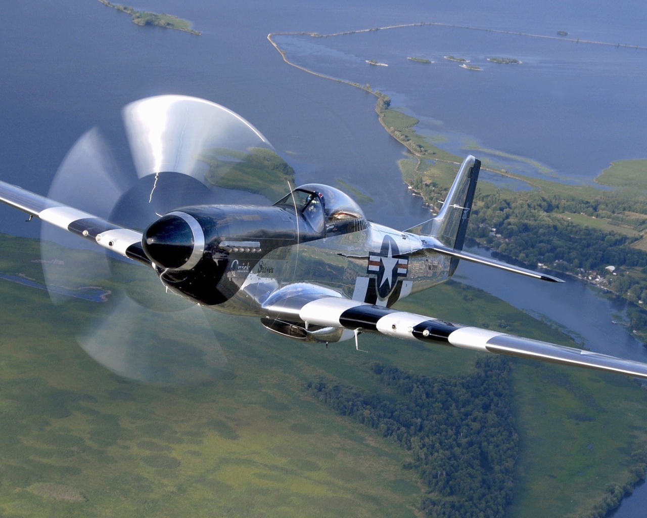 Самолет P-51 Мустанг