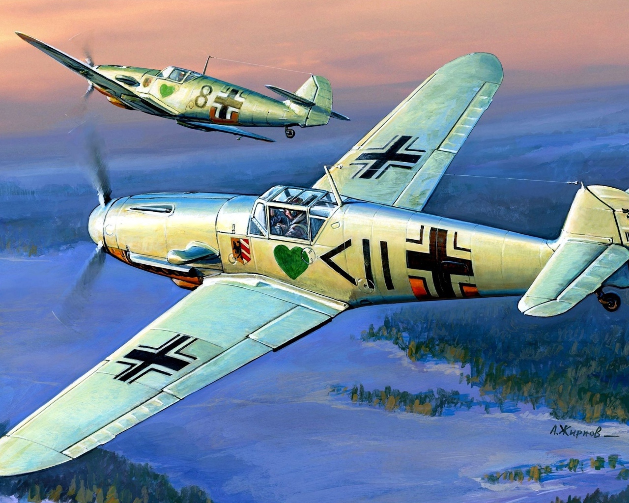 Военный самолет ме -109