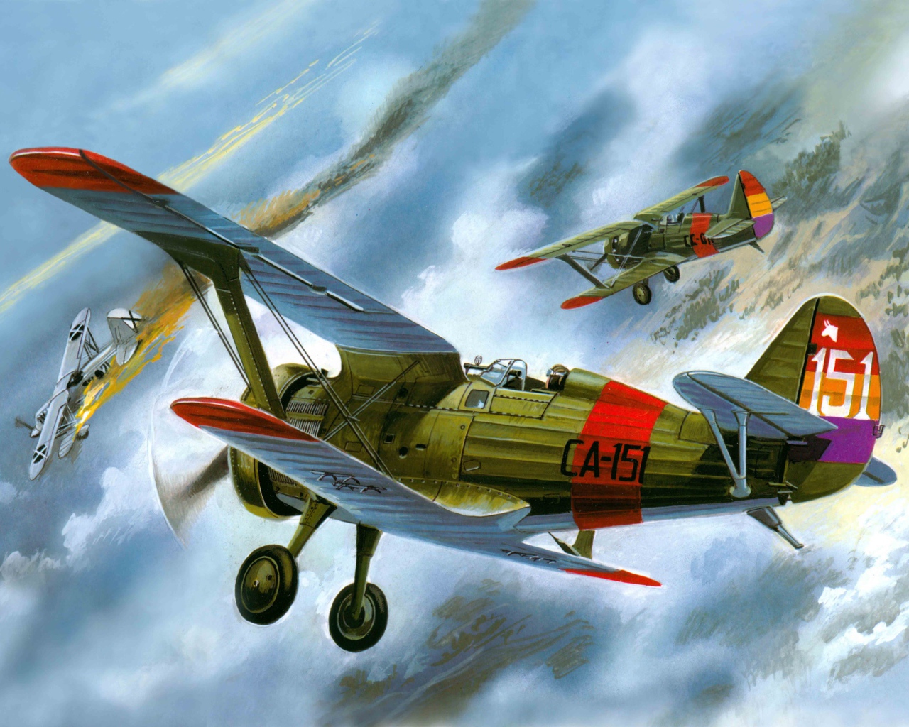 Российский самолет И-15