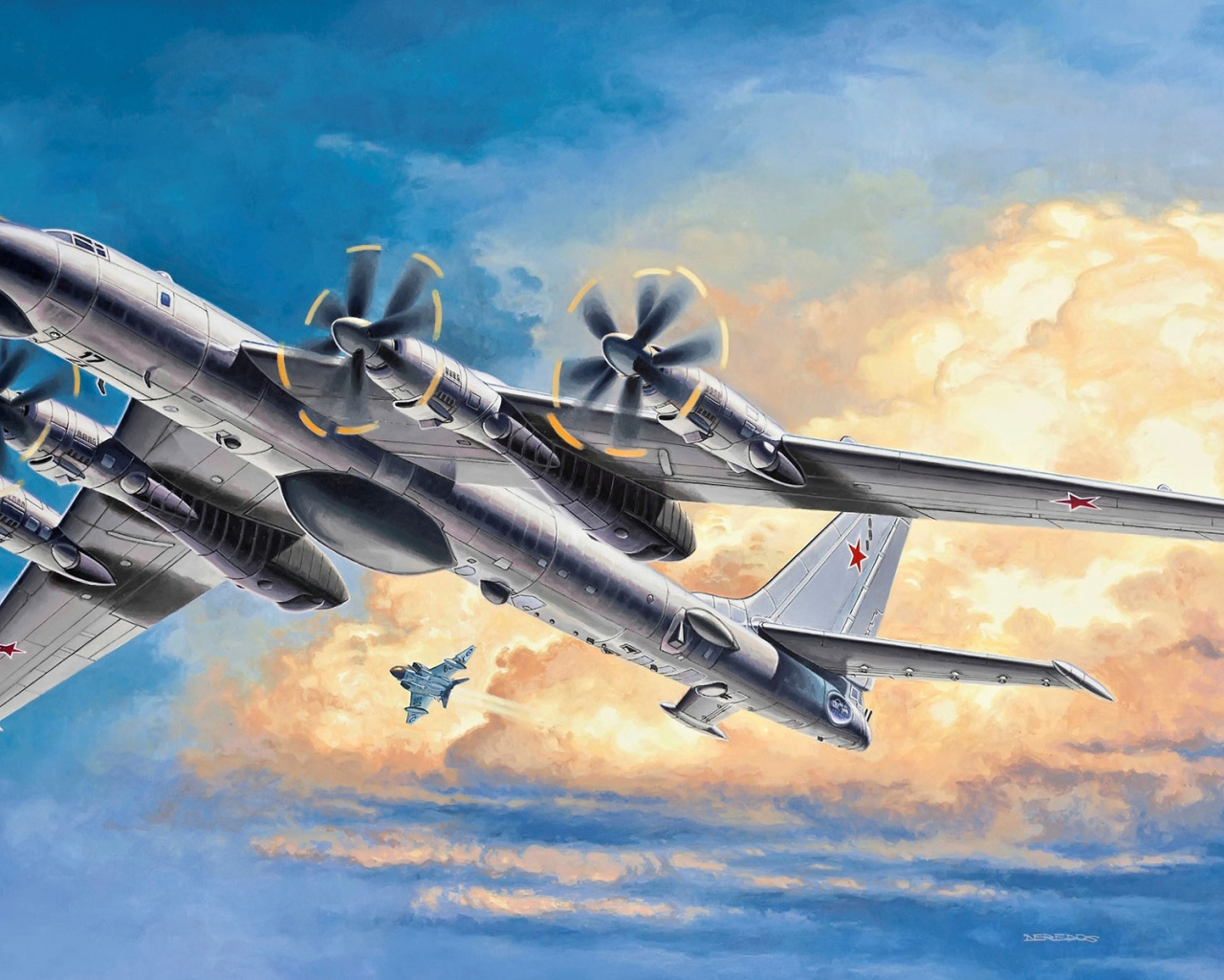 Русский турбовинтовой самолет