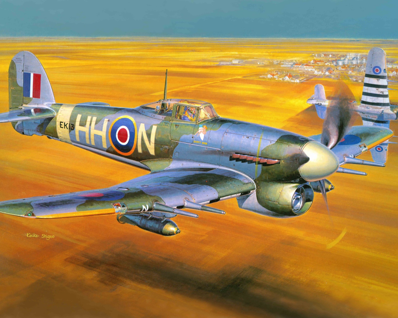 Самолет хоукер тайфун