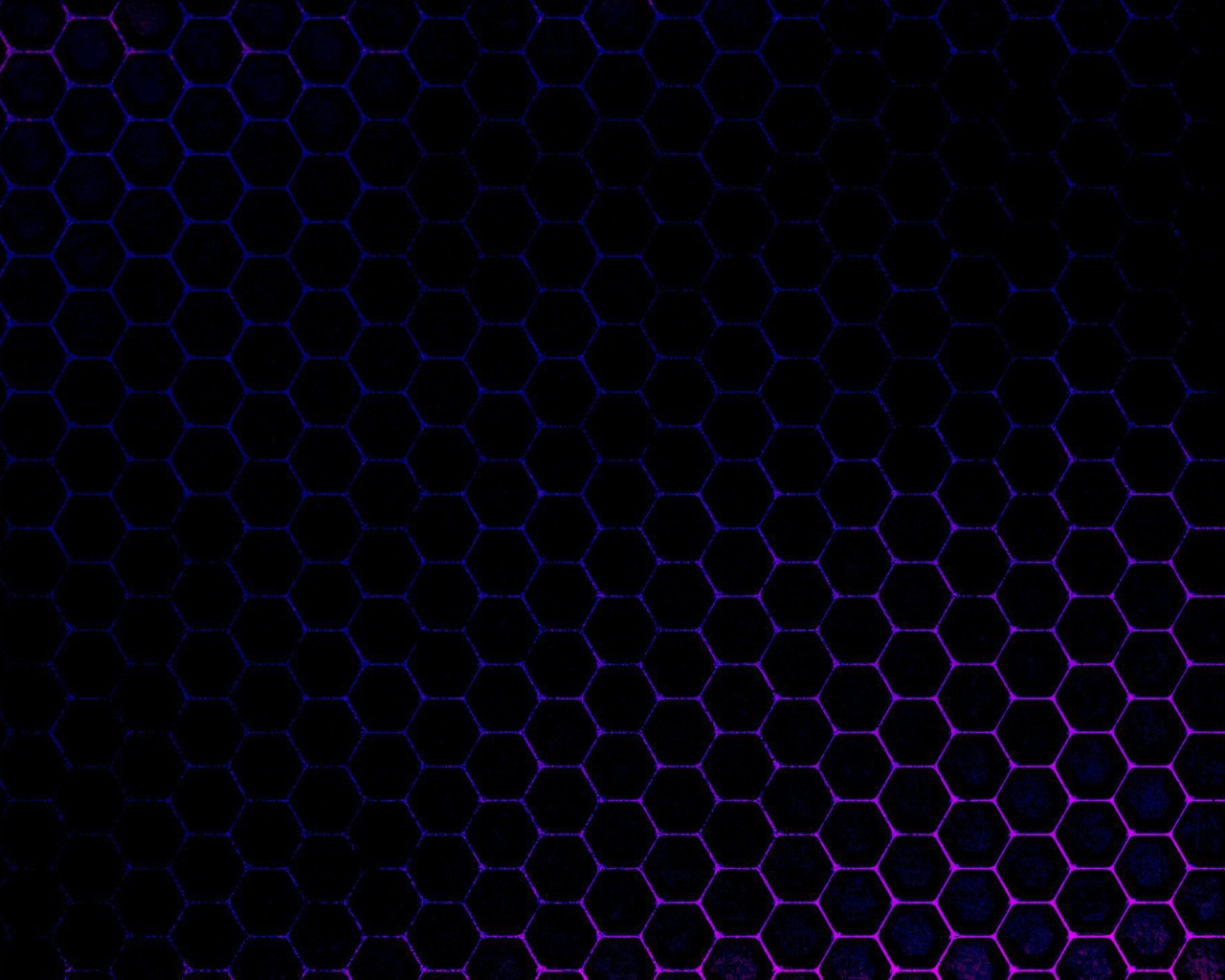 Черные обои с голубыми шестиугольниками