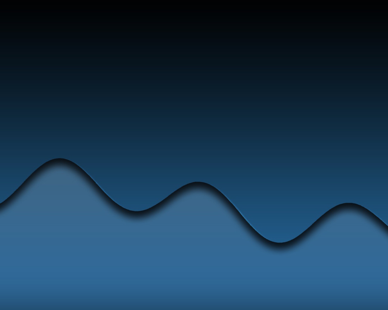 Волны синего цвета